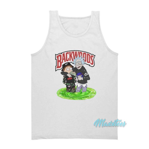 Backwoods Rick And Morty Tank Top