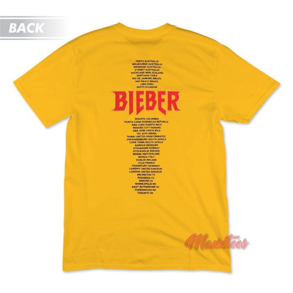 Justin Bieber Stadium Tour T-Shirt