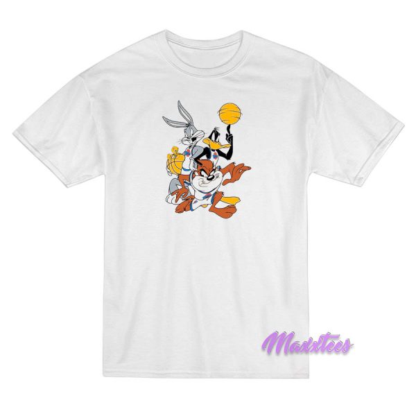 Space Jam Bugs Bunny Pato Lucas Taz T-Shirt