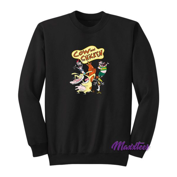 Cartoon Network Cow And Chicken Sweatshirt
