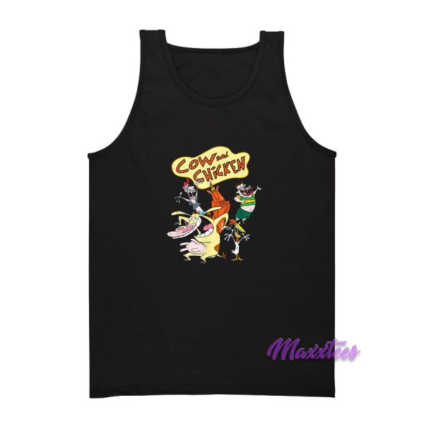 Cartoon Network Cow And Chicken Tank Top