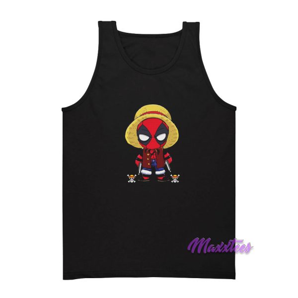 Deadpool Luffy Funny One Piece Tank Top