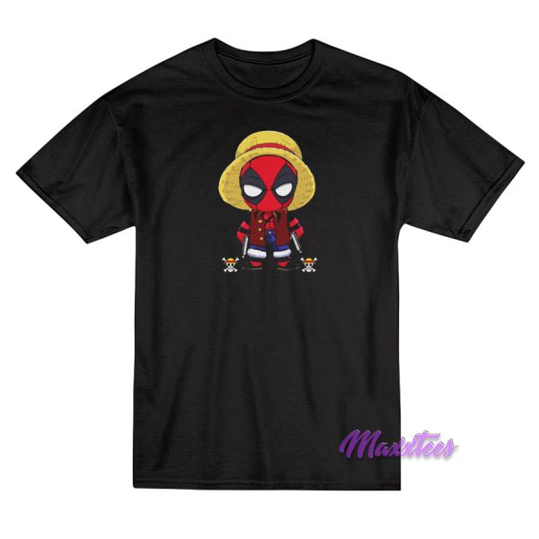 Deadpool Luffy Funny One Piece T-Shirt
