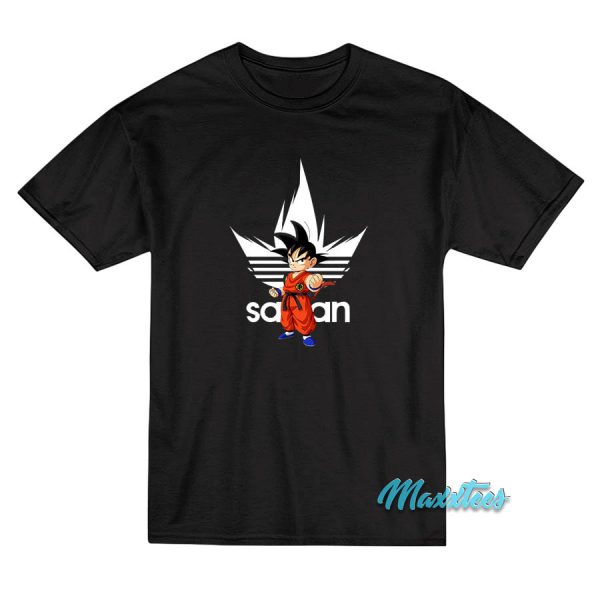 Dragon Ball Z Kid Goku Adidas Parody T-Shirt