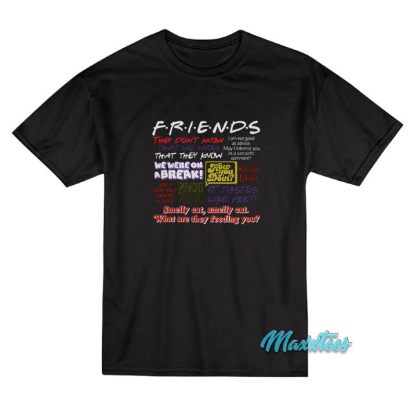 Friends TV Show Quote About Friendship T-Shirt