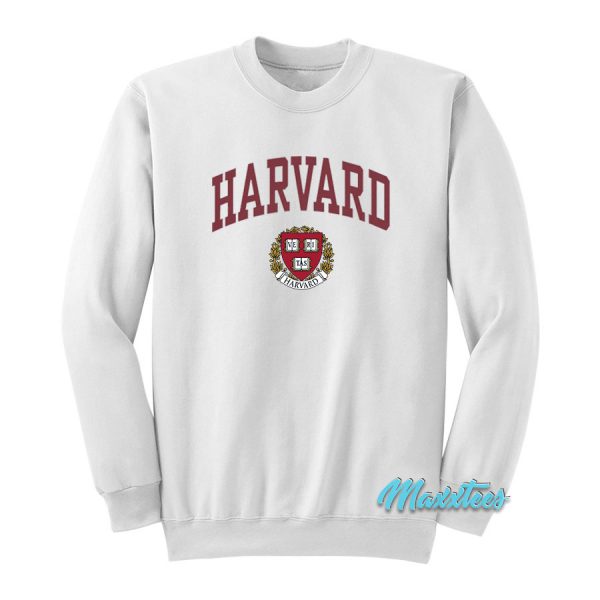 Harvard University College Logo Sweatshirt