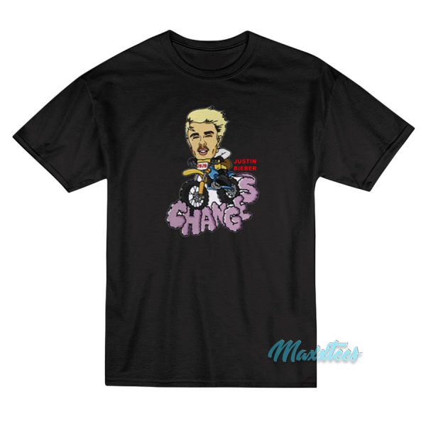 Justin Bieber Changes Caricature T-Shirt