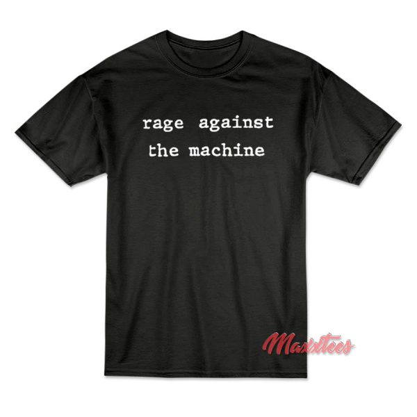 Rage Against The Machine Original Logo T-Shirt