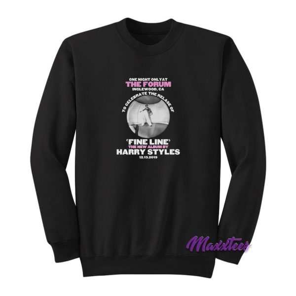 The Forum Fine Line Harry Styles Sweatshirt