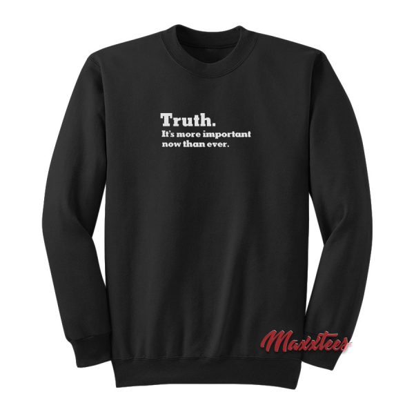 The New York Times Truth Sweatshirt