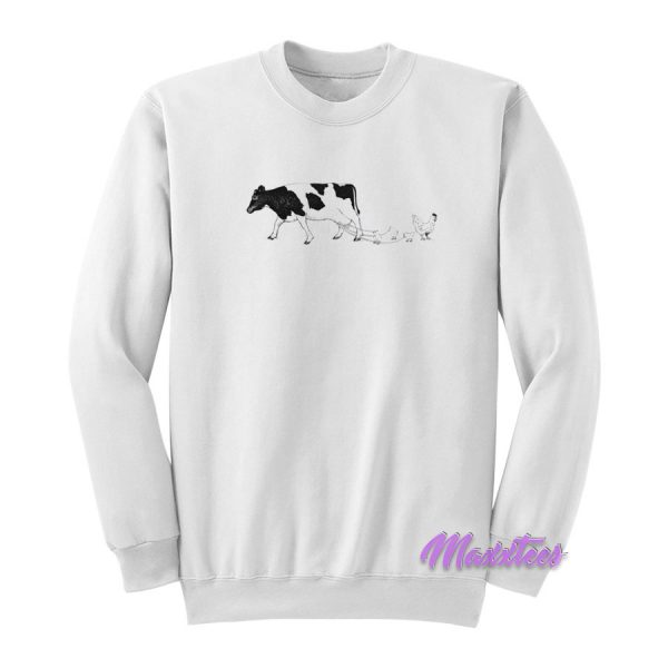 Cow VS Chicken Tank Sweatshirt
