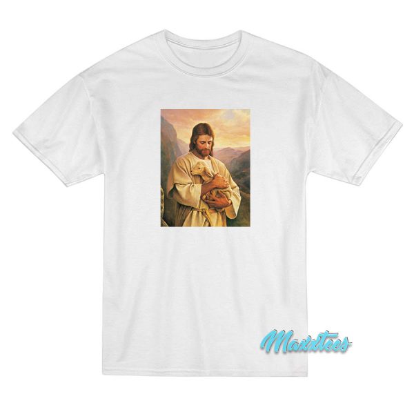 Jesus Christ Holding a Lamb T-Shirt