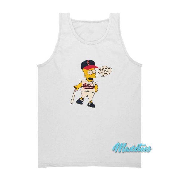 Bart Simpsons White Sox Tank Top