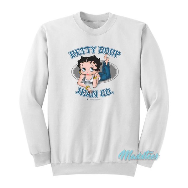Betty Boop Jean Co Sweatshirt