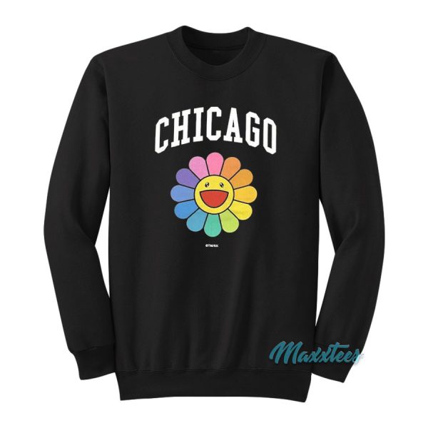 Chicago Takashi Murakami Flower Sweatshirt