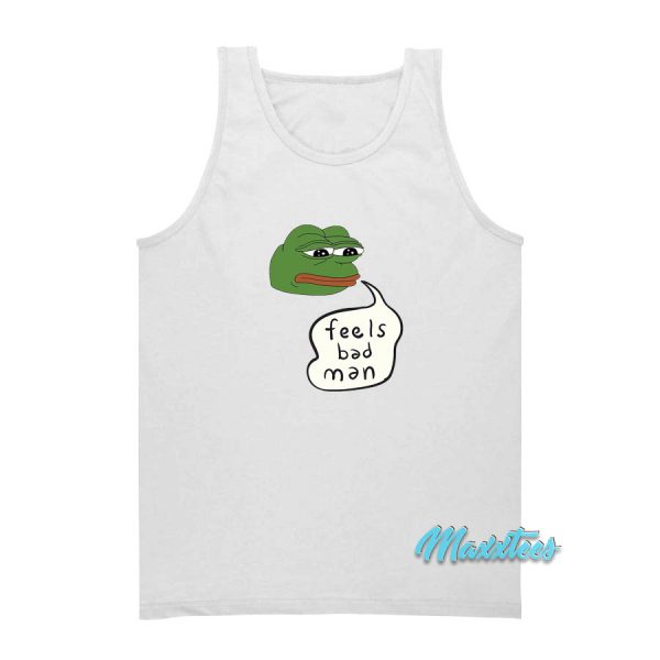Pepe The Frog Feels Bad Man Tank Top