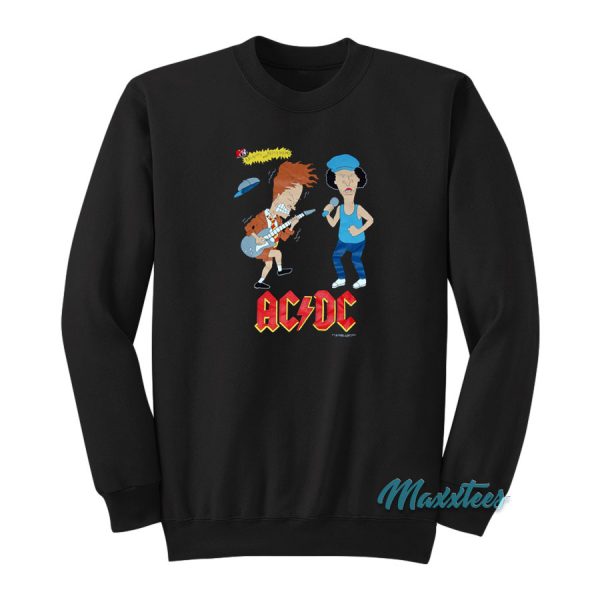 Beavis and Butt-Head MTv AC DC Sweatshirt