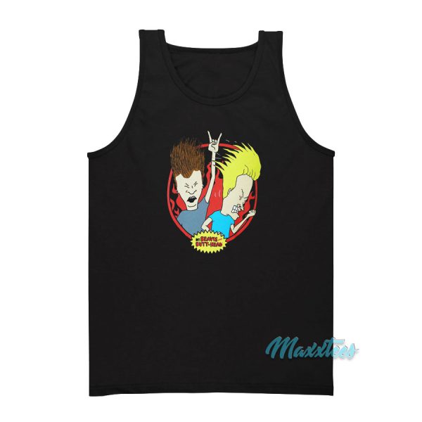 Beavis and Butthead Flame Tank Top