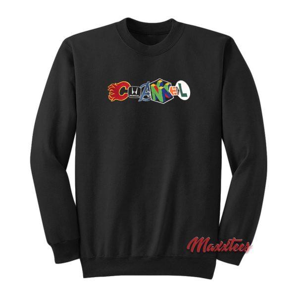 Chanel Mixed Logo Parody Sweatshirt