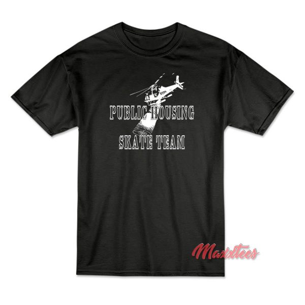Public Housing NYPD Helicopter T-Shirt