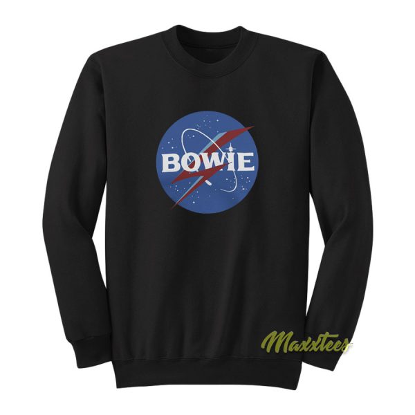 Space Logo David Bowie Sweatshirt
