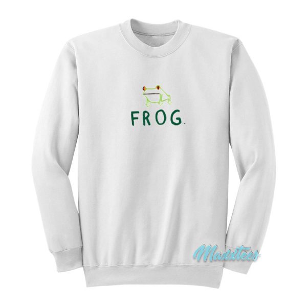 Cute Green Frog Sweatshirt Cheap