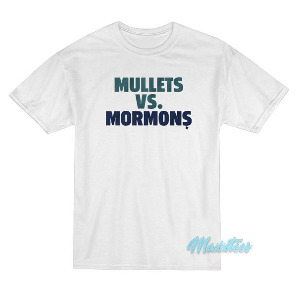 Mormons vs Mullets T-Shirt Cheap Custom