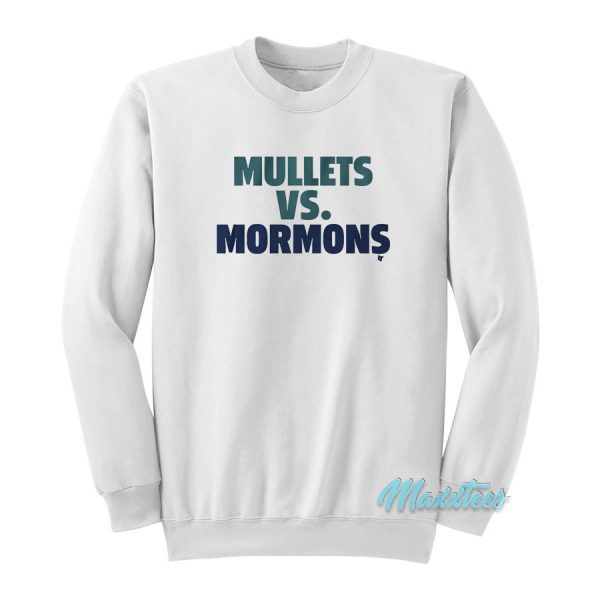 Mormons vs Mullets Sweatshirt Cheap Custom