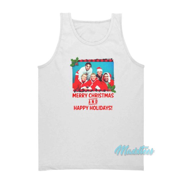 Merry Christmas And Happy Holidays NSYNC Tank Top
