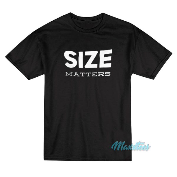 Gym Size Matters T-Shirt Cheap Custom