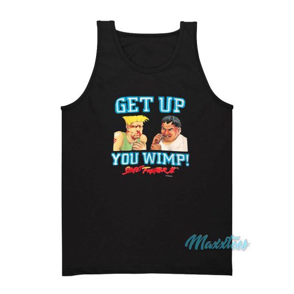 Street Fighter 2 Get Up You Wimp Tank Top