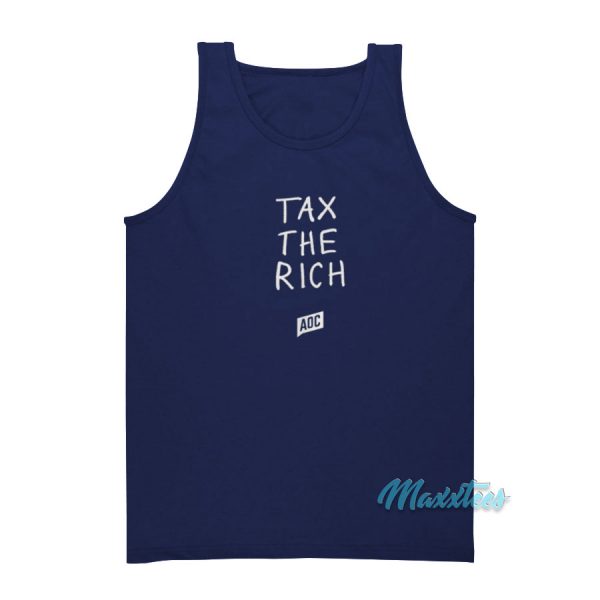 AOC Tax The Rich Tank Top