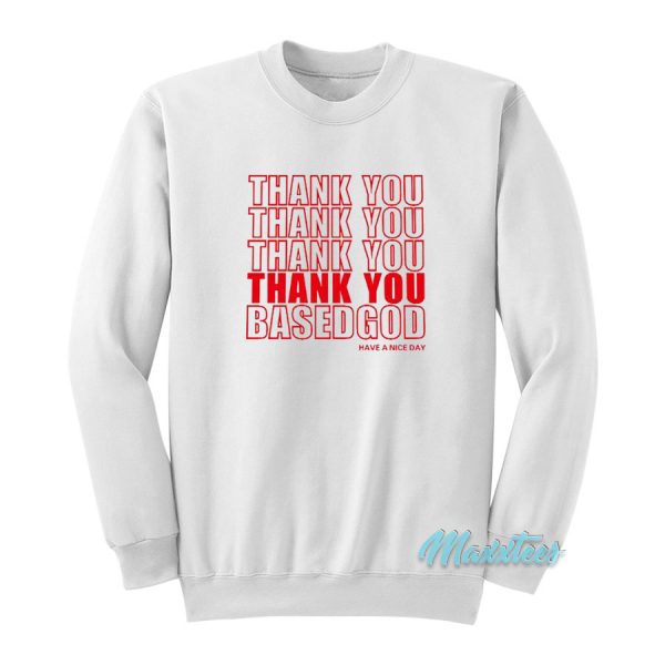 Thank You Based God Mac Miller Sweatshirt