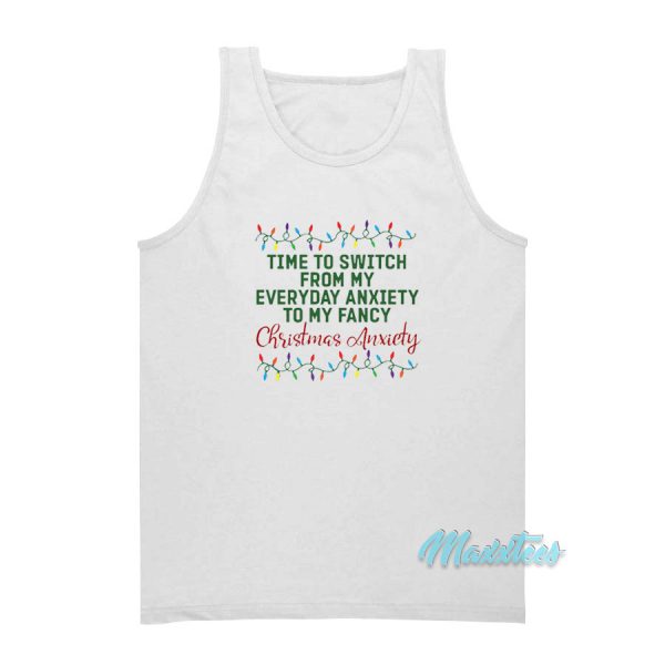 My fancy Christmas Anxiety Tank Top