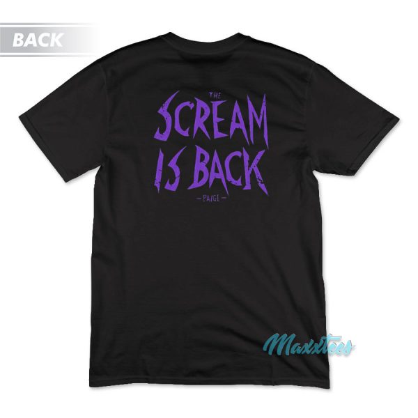 WWE The Scream Is Back Paige T-Shirt