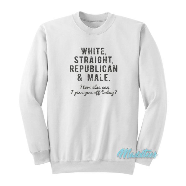 White Straight Republican and Male Sweatshirt