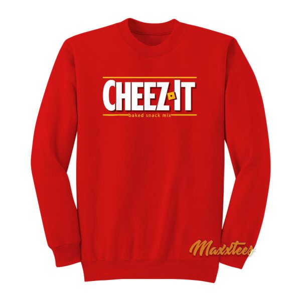 Cheez It Baked Snack Logo Sweatshirt