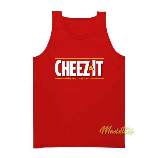 Cheez It Baked Snack Logo Tank Top