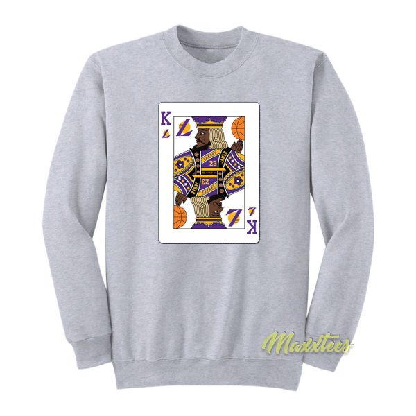 Lebron King Card Sweatshirt