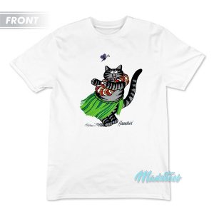 B Kliban Cat Hula Hawaii T-Shirt