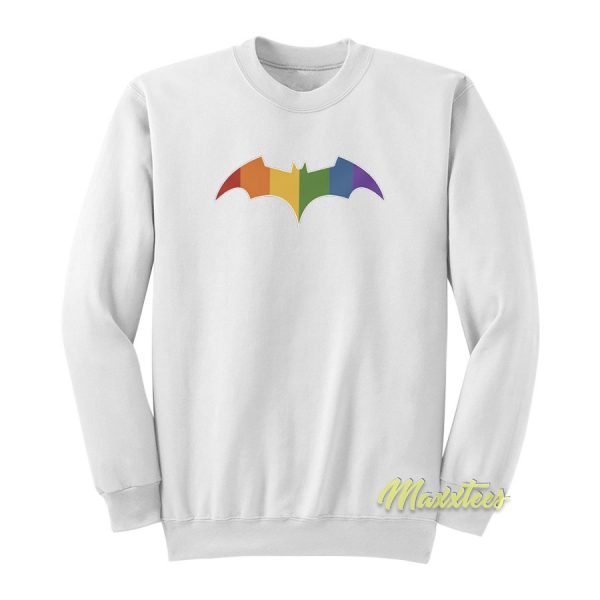 Batwomen Logo Rainbow Sweatshirt