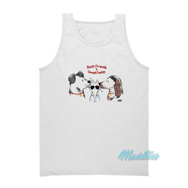 Best Friends and Orange Cassidy Dog and Cat Tank Top