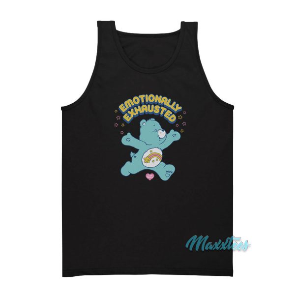 Emotionally Exhausted Care Bears Tank Top