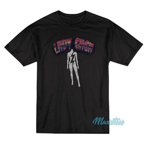 Lady Gaga Mannequin Lightning T-Shirt
