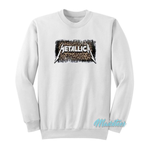 Leopard Metallica Sweatshirt