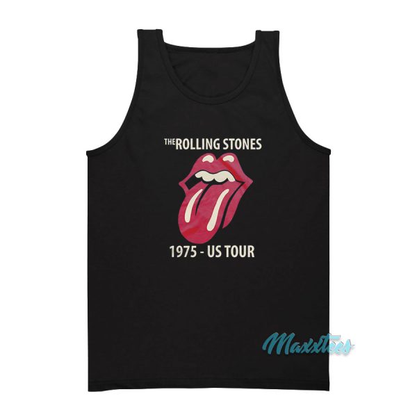 Rolling Stones 1975 US Tour Tongue Tank Top