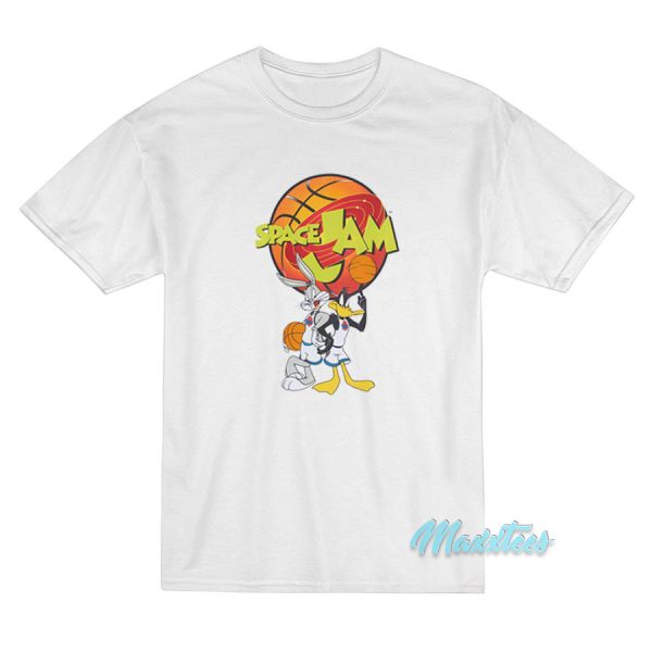 Space Jam Bugs Bunny And Daffy Duck T-Shirt