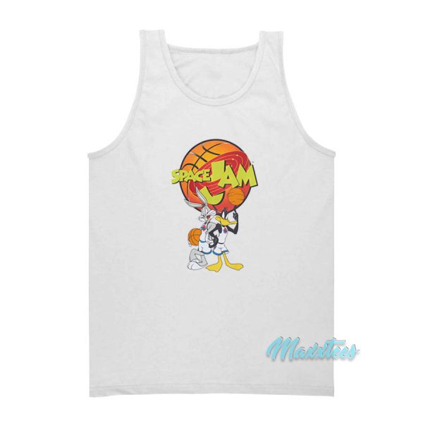 Space Jam Bugs Bunny And Daffy Duck Tank Top