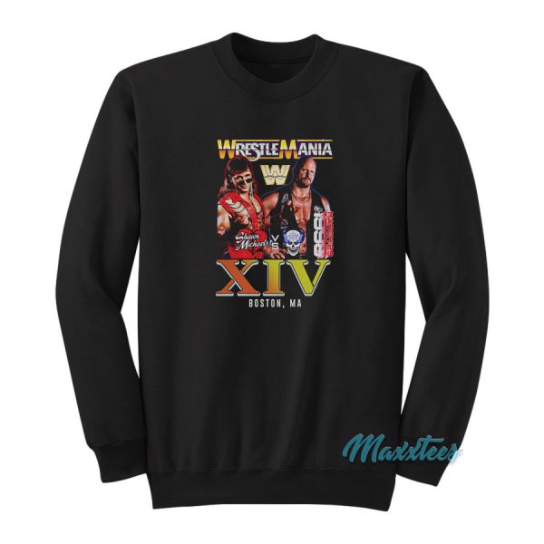 Wrestlemania Shawn Michaels vs Stone Cold Sweatshirt