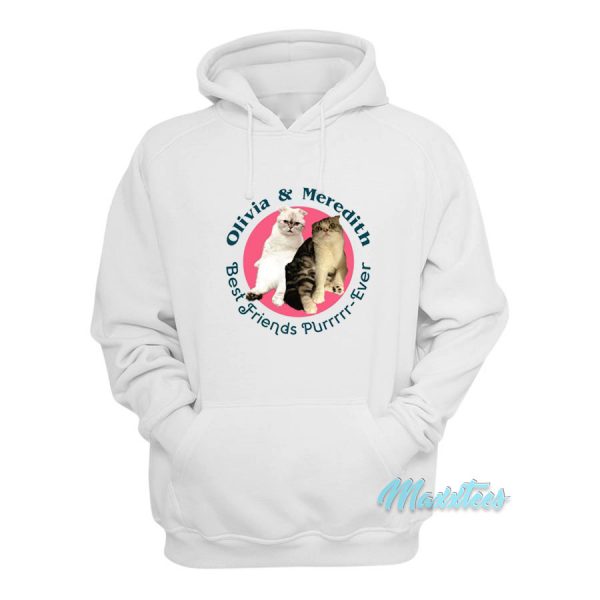 Cat Best Friend Purr Ever Olivia and Meredith Hoodie